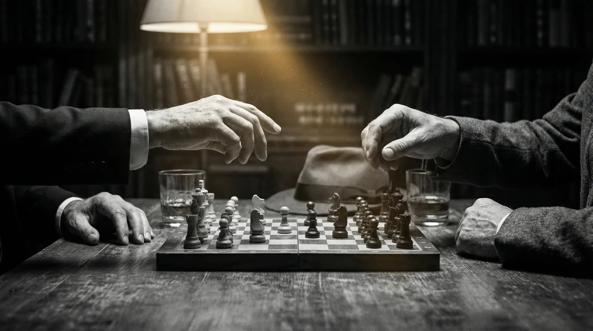 伊久线香蕉观新综合在线 艺术探索系列 - 非线性叙事，棋盘上的对弈象征命运的交错